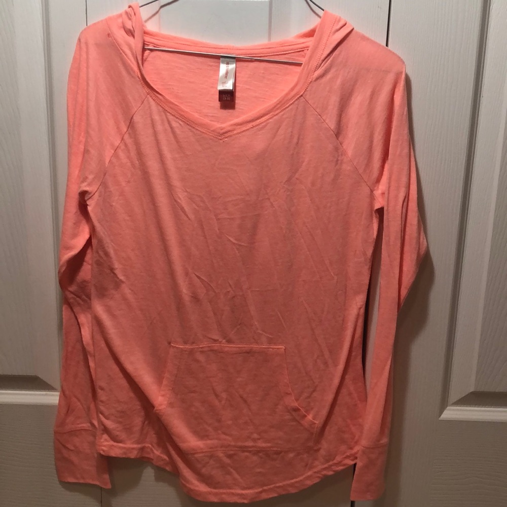 Coral hoodie
